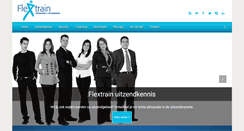 Desktop Screenshot of flextrain.nl